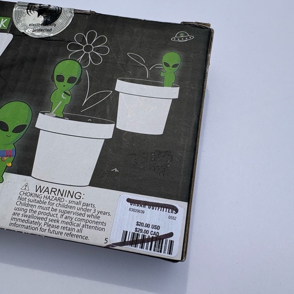NWT Urban Outfitters Glow In The Dark Alien Plant Markers - Picture 6 of 9